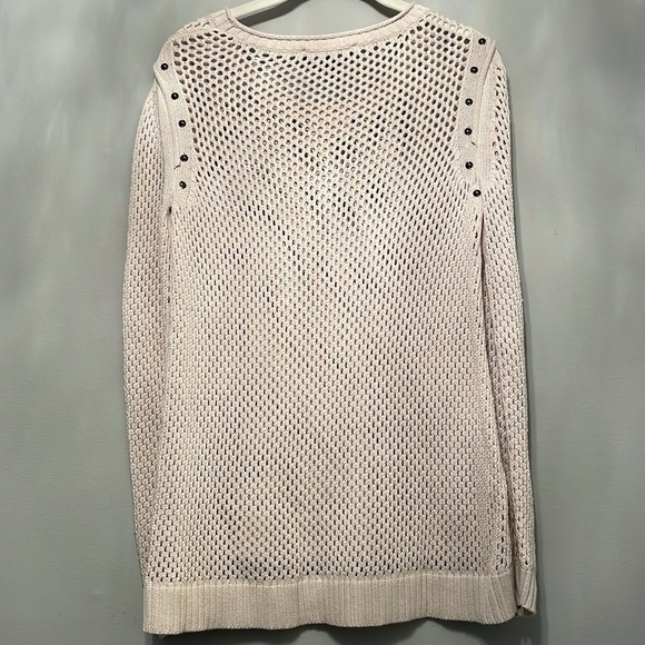 ROCK & REPUBLIC 100% Cotton mesh sweater size M - Picture 5 of 6